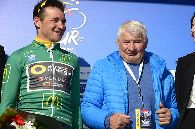 Thomas Voeckler and Raymond Poulidor